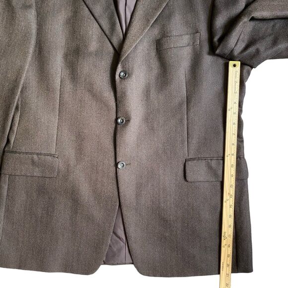 Nordstrom  Loro Piana Fabric Blazer Men’s 46T Brown WoolSport Coat Jacket - Picture 4 of 13